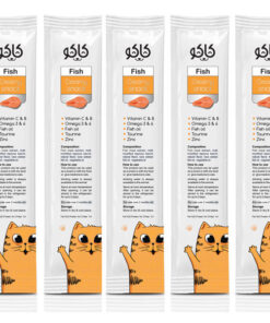 اسنک تشویقی گربه کاکو مدل fish وزن 20 گرم بسته 5 عددی