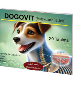 قرص مولتی ویتامین سگ و گربه مدل DOGOVIT Multivitamin Tablets بسته 20 عددی