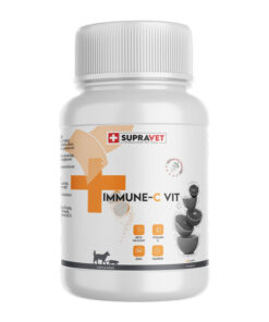 قرص تقویت سیستم ایمنی سگ و گربه سوپراوت مدل Immune-C Vit بسته 75 عددی