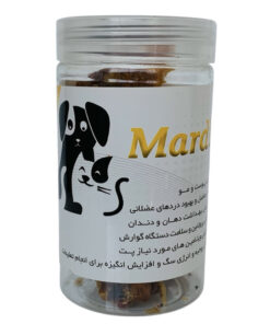 غذای خشک تشویقی سگ پت ماردین مدل Chicken feet treat وزن 80 گرم