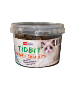غذای تشویقی گربه تیدبیت مدل HEPATIC CARE BITS وزن 180 گرم