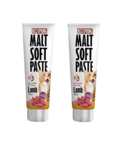 خمیر مالت گربه رداسپرینگ مدل Malt Soft Paste Lamb با طعم گوشت بره بسته 2 عددی
