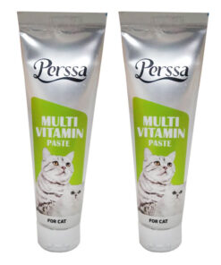خمیر مولتی ویتامین گربه پرسا مدل Multi Paste وزن 100 گرم بسته 2 عددی