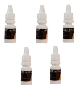 ویتامین پرندگان زینتی AD3E+c+k3 مدل باروری کد 5ML حجم 5 میلی لیتر مجموعه 5 عددی
