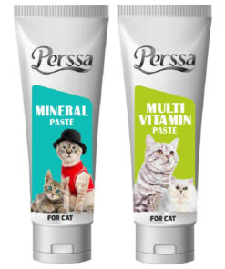 خمیر مولتی ویتامین و مینرال گربه پرسا مدل Paste وزن 200 گرم بسته 2 عددی