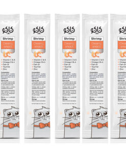 اسنک تشویقی گربه کاکو مدل shrimp وزن 20 گرم بسته 5 عددی