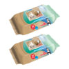 دستمال مرطوب حیوانات خانگی مستر پنگوئن مدل Coconut وزن 300 گرم بسته 2 عددی