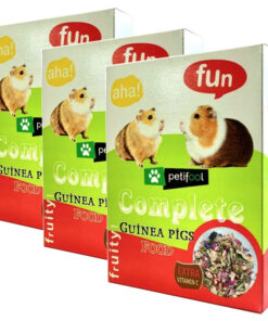 غذای خوکچه هندی پتی فول کد PG750 وزن 750 گرم بسته 3 عددی