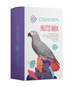غذای خشک کاسکو و طوطی های بزرگ اوشکایا مدل Nuts Mix وزن 750 گرم