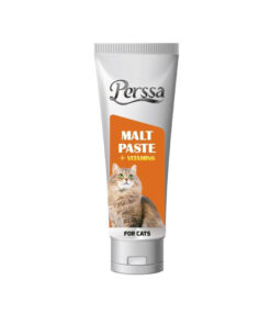 خمیر مالت گربه پرسا مدل malt+vitamin وزن 100 گرم