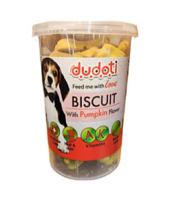 تشویقی سگ مدل Treat Biscuits with Pumpkin با طعم کدو وزن 150 گرم