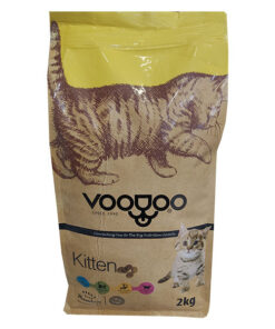 غذا خشک بچه گربه وودو مدل kitten وزن 2 کیلوگرم