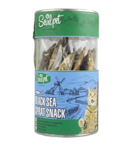 غذای تشویقی طبیعی سگ و گربه سویل پت مدل Black Sea Sprit Snack مقدار 25 عددی