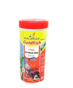 غذا ماهی مالزی مدل spirulina وزن 180 گرم