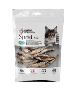 تشویقی گربه هاپومیل مدل ماهی کیلکا کد Caspian Sea Sprat وزن 50 گرم