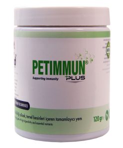 مکمل جویدنی سگ و گربه وی اس دی مدل کنترل کننده قند خون و تقویت سیستم ایمنی petimmun وزن 120 گرم