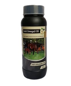روغن تامین انرژی اسب فست‌کوک مدل Gold Omega3 حجم 1 لیتر