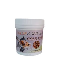 غذای ماهی گلدفیش مدل Spirulina color وزن 50 گرم